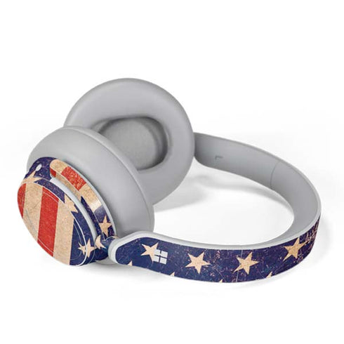 Distressed American Flag Surface Headphones Skin